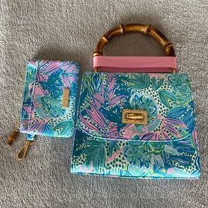 Lilly Pulitzer Tote with matching change purse